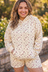 Floral Print Hooded Long Sleeve Loungewear Set