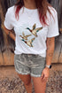 Polyester Cotton Western Mallard Lake Graphic Tee