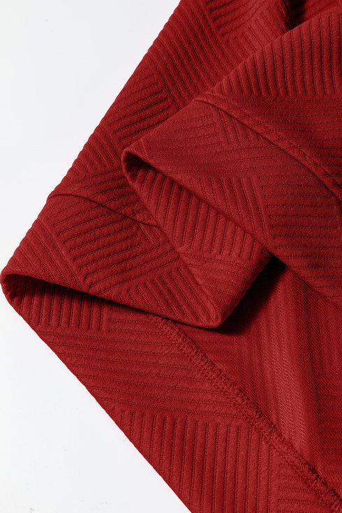 Ultra Loose Textured Slouchy Matching Pant Set