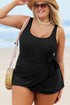 Exclusive Casual Square Neck Knotted One Piece Swimwear