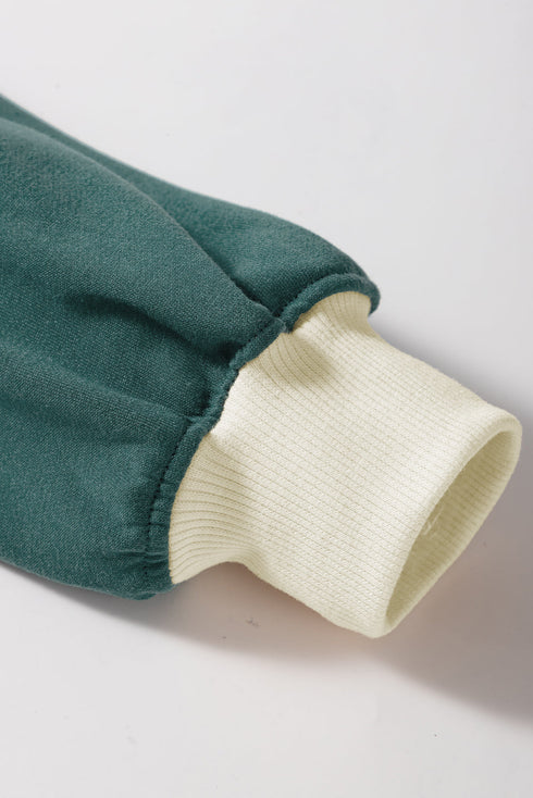 Paneled Loose Pullover And Lace Up Skort Two Piece Set