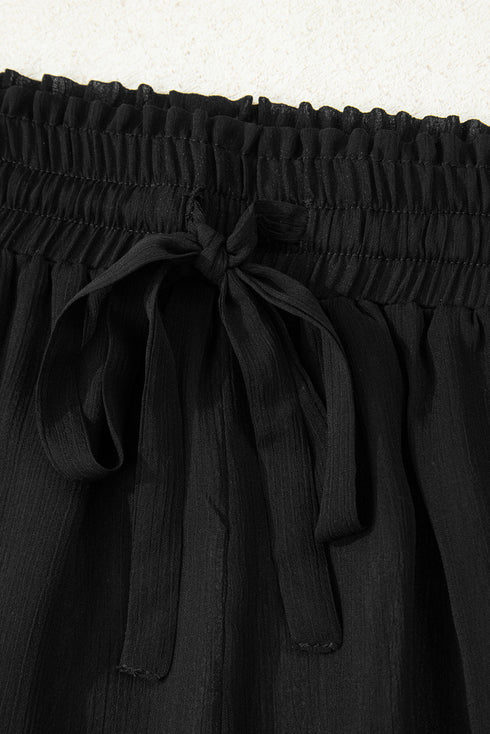 Sheer Long Sleeve Button Down Collar Beach Shirt