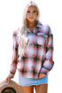 Exclusive Casual Flap Pocket Button Up Plaid Shacket