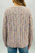 Cable Knit Round Neck Long Sleeve Sweater