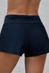 Contrast Waistband Tie Front Swim Shorts