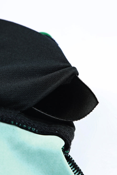 Striped Empire Waist Tankini Top With Boy Shorts