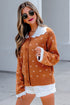 Peter Pan Collar Long Sleeve Knitwear Cardigan