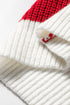 Striped V Neck Long Sleeve Shift Sweater