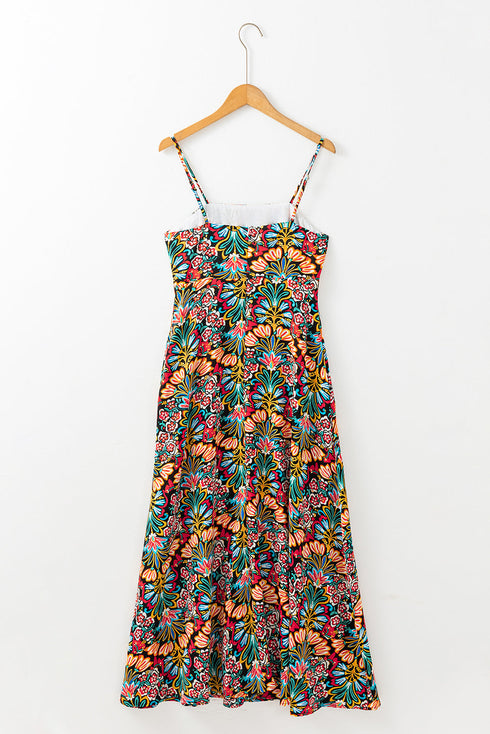 The Coastal Breeze Floral Maxi Dress