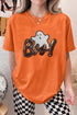 Light Catching Sequin Ghost Graphic T Shirt