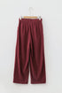 Polyester Racing Elastic Waist Drawstring Corduroy Pants