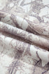 Abstract Camouflage Print Ribbed Edge Long Sleeve Hoodie