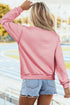 Wwjd Amen Double Sided Printed Mock Neck Reversible Sweatshirt