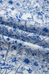 Floral Print Knot Strap High Waist Flared Maxi Dress