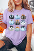 Pumpkin Printed Graphic Relaxed Silhouette Statement Tee