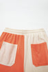 Raw Seam Wide Leg Ankle Length Pants
