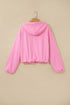 Zip Up One Piece Long Sleeve Hoodie