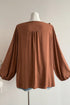 Boho V Neck Embroidered Tassel Long Sleeve Blouse