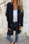 Casual Stretch Zip Up Hooded Coat