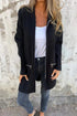 Casual Stretch Zip Up Hooded Coat