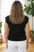 Sleeveless Patchwork V Neck Tunic Silhouette Cardigan