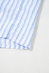 Drop Shoulder Long Sleeve Striped Pullover Sweater