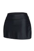 Wide Waistband Smooth Stretch Mini Swim Skirt