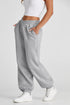Crisscross Elastic Waist Pull On Athleisure Sweatpants