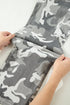 Elastane Camo Pattern Cotton Denim Shift Jeans