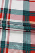 Plaid Print Long Sleeve Two Piece Pajama Set Sleepwear