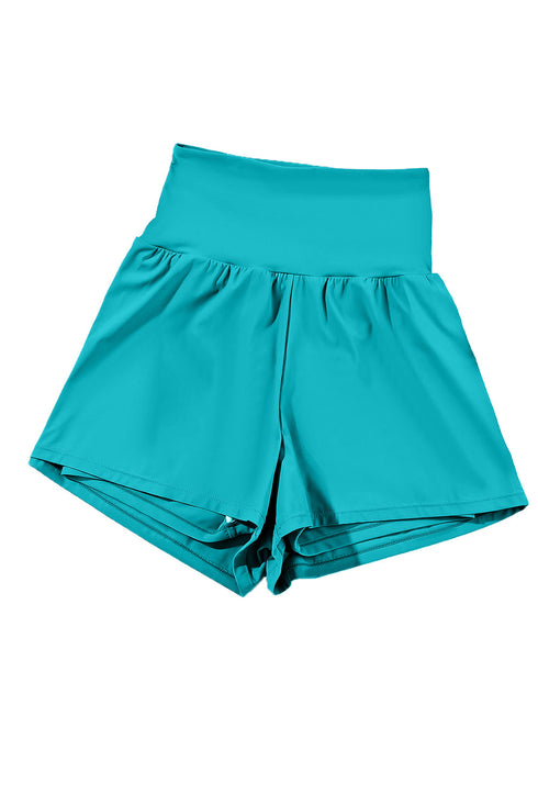 High Rise Wide Waistband Flowy Performance Shorts