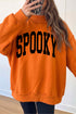 Polyester Oversize Print Mock Neck Reversible Sweatshirt
