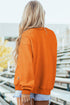 Boo Double Sided Print Reversible Mock Neck Sweatshirt