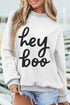 Sequin Pumpkin Face Mock Neck Tunic Sweatshirt