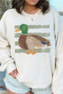 Polyester Cotton Western Duck Graphic Pullover Sweatshirt