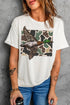 Camo Mallard Duck Western Short Sleeve Graphic Tee