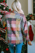 Oversized Brushed Plaid Pocketed Western Style Shacket