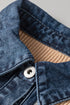 Placket Panel Drop Shoulder Shirt Collar Long Sleeve Cardigan
