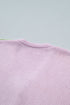 Patchwork V Neck Drop Shoulder Knitwear Cardigan