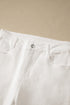 Rolled Cuff Stretch Bermuda Denim Shorts