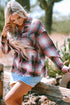 Exclusive Casual Flap Pocket Button Up Plaid Shacket