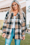 Exclusive Casual Print Buttoned Plaid Shacket