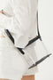 Pu Leather Patchwork Clear Pvc Shoulder Bag