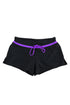 Contrast Waistband Tie Front Swim Shorts