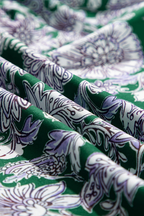 The Charleston Blossom Square Neck Dress