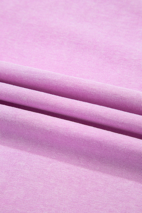 Mineral Wash Tank Top Split Skirt Two Piece Dress