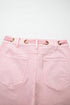 Cotton Denim Grommet Knot Waist Barrel Jeans