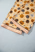 Pumpkin Print Two Piece Long Sleeve Lounge Set