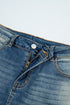 Pocket Detail Flare Leg Silhouette Denim Jeans