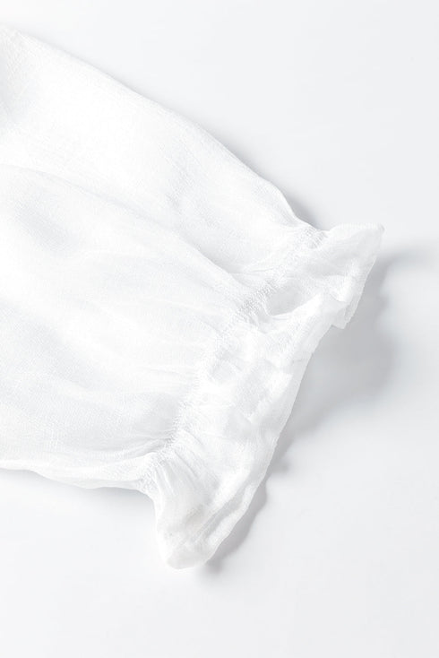 Bohemian Tiered Ruffle High Low Open Front Kimono